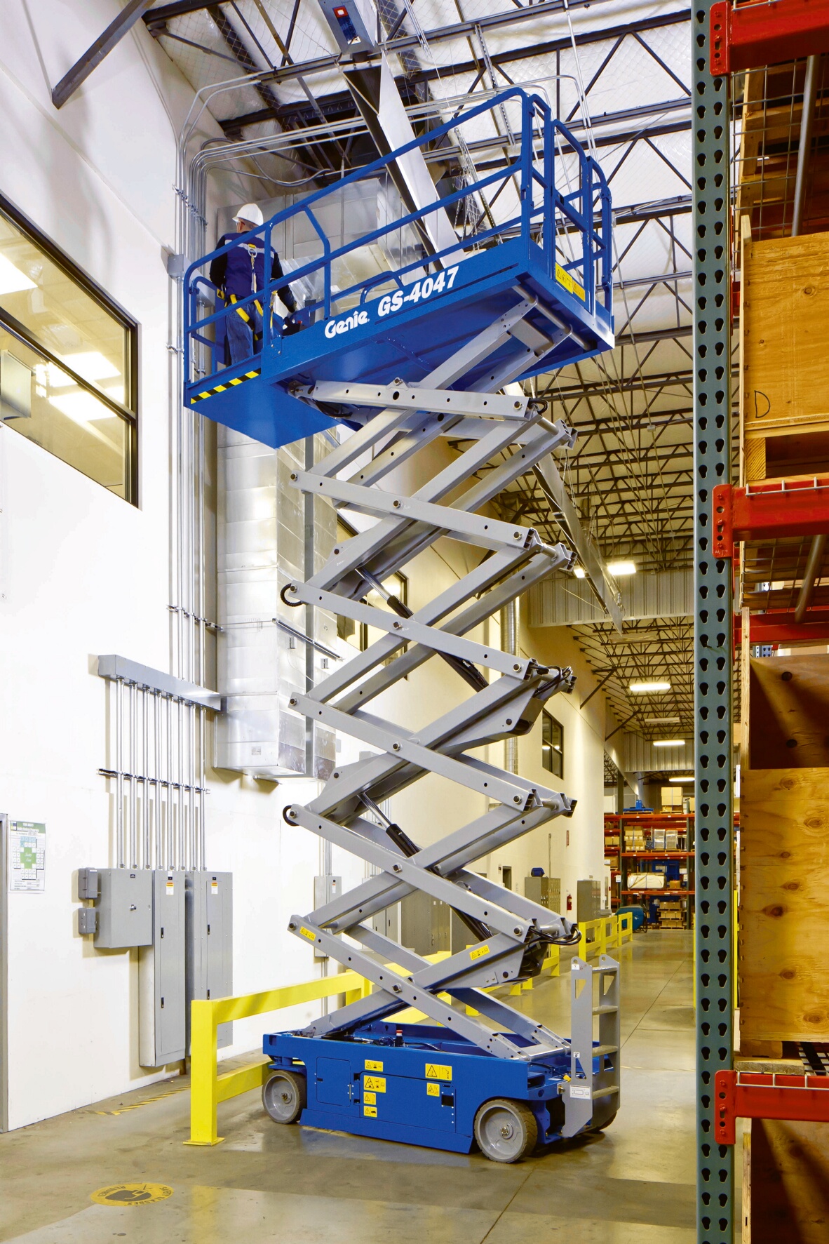 Sakselift batteri arb.h <12m platformbredde>90cm Sakselift batteri arb.h <12m platformbredde>90cm